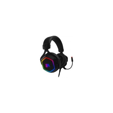 Audifonos Gaming Acteck Hesix Negro C/ Luces Multicolor Usb/ 3.5Mm