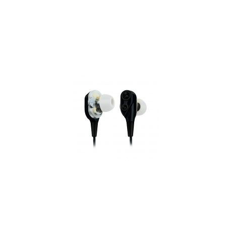 Audifonos Lf Acoustics 5Mw Doble Bocina 3.5 Mm Hit Negro La-925839