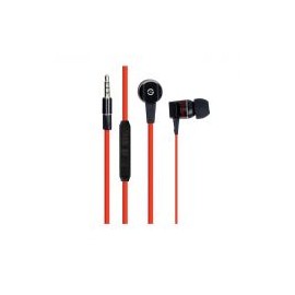 Audifono Getttech Con Microfono Negro/Rojo Smooth Mi-2140R