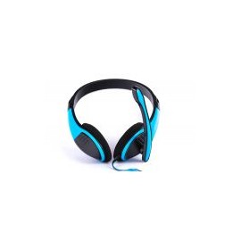 Audifonos Naceb Technlogy Negro/Azul 3.5Mm Para Pc / Juegos