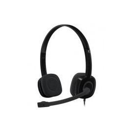 Diadema Logitech H151 Stereo Con Microfono 3.5Mm (981-000587)