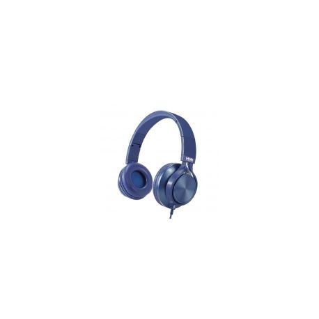 Audifonos Acteck On-Ear Con Microfono Metalicos Azul Mb-02013