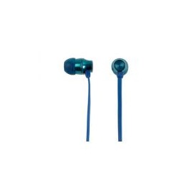 Audifonos Acteck In-Ear Con Microfono Metalicos Color Azul Mb-02018