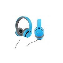 Diadema Acteck On-Ear Con Microfono Urban Kaos Azul Mb-916363