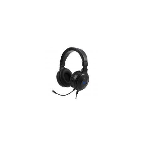 Audifonos Diadema Gamer Naceb Na-0317 Para Pc Mamba Negro