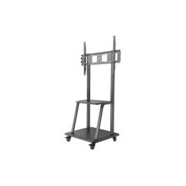 Soporte De Piso Manhattan Universal Para Pantalla 37" A 100" Hasta 150 Kg Negro 461665