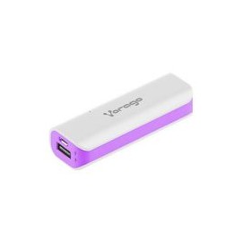 Power Bank Vorago Au-107 2600Mah Usb Blanco/ Morado Au-107 Morado