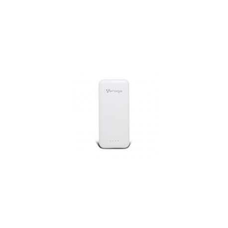 Power Bank Vorago Pb-301 5,000 Mah 2 Puertos 1A/2.1A Blanco Pb-301-Wh