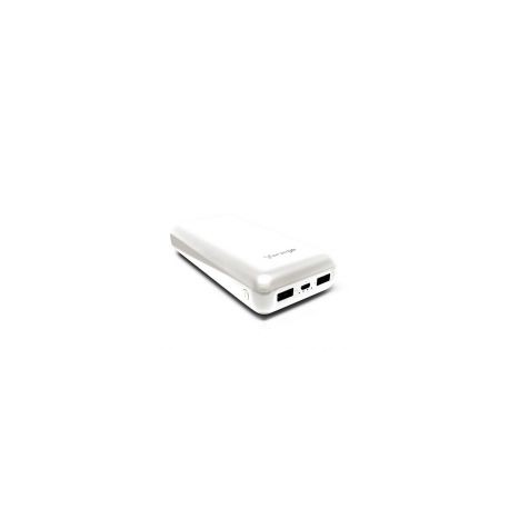 Powerbank Vorago Pb-550 20,000Mah 2 Puertos Usb Blanco Pb-550-Wh