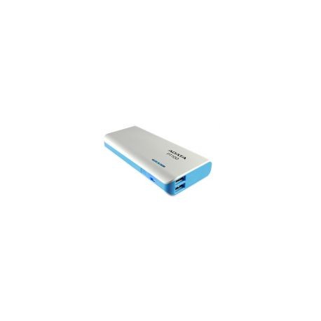 Powerbank Adata Pt100 Blanco Azul 10000 Mah (Apt100-10000M-5V-Cwhbl)