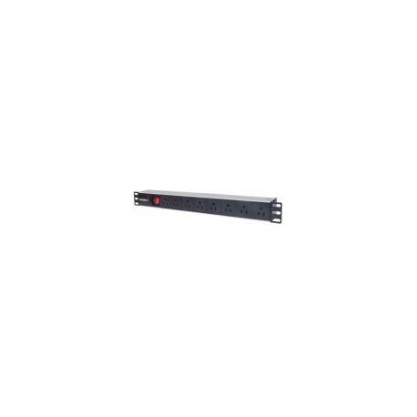 Pdu Intellinet Barra Multicontacto 8 Contactos Supresor Rack 713993