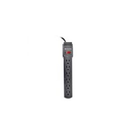 Supresor De Picos Naceb Na-0701 6 Contactos 120V 10A Negro