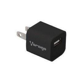 Cargador Para Pared Vorago Au-105 Con 1 Puerto Usb Negro Blister