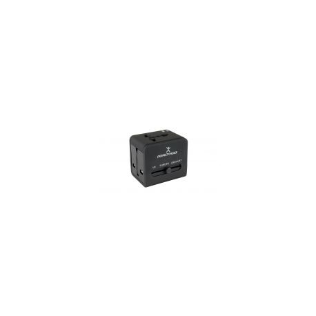 Adaptador Conectores Para Viaje 2 Puertos Usb Perfect Choice Pc-240341