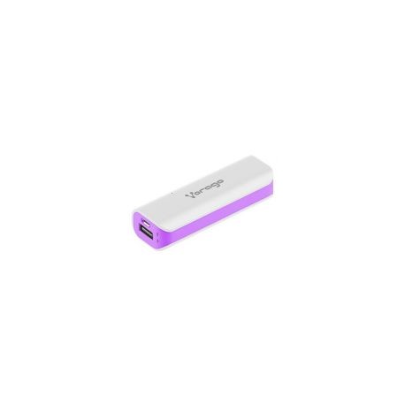 Power Bank Vorago Au-107 2600Mah Usb Blanco/ Morado Au-107 Morado