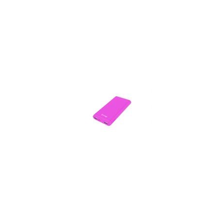 Power Bank Vorago Pb-400 10000 Mah Rosa 2 Entradas Usb
