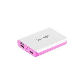 Power Bank Vorago Au-300 12000 Mah Blanco/Rosa