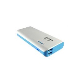 Powerbank Adata Pt100 Blanco Azul 10000 Mah (Apt100-10000M-5V-Cwhbl)