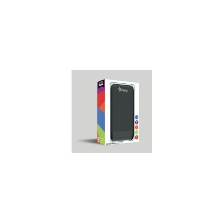 Power Bank Stylos, Blanco 10000 Mah 2 Usb Led Ultra Safe (Stapwb1W)