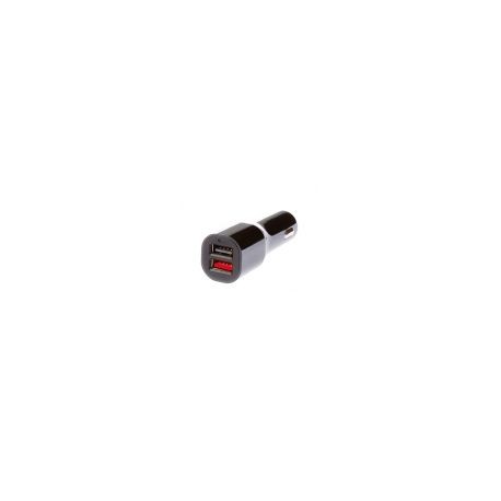 Cargador Para Auto Grixx Carga Rapida 2X Usb Negro Grocfchdusb01