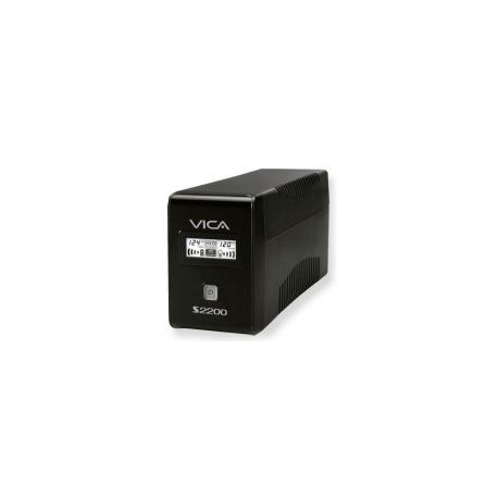 No Break Vica Con Regulador 2.2Kva 1200W 8Cont Lcd 1 Rj11 S2200