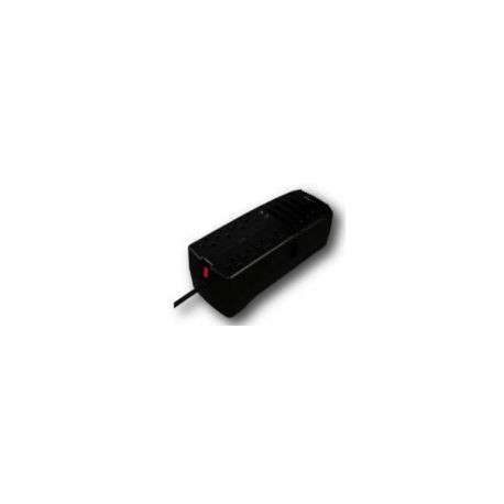 Regulador Datashield 8Cont Negro 2000Va 1000W Hogar Y Oficina