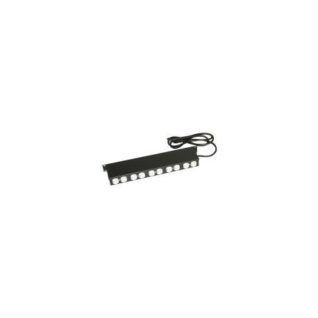 Barra Multicontacto North System - Negro, 10 Salidas Ac