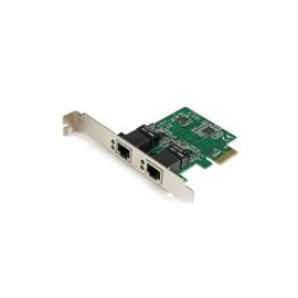 Startech Adaptador Tarjeta De Red Nic Pci-E 2Ptos Rj45 St1000Spexd4