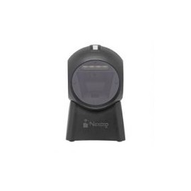Lector De Codigos De Barras Nextep Omnidireccional 1D - 2D Alambrico Usb Negro Ne-505