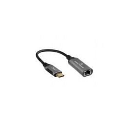 Adaptador Usb-C Perfect Choice Ethernet Usb-C Rj-45 Macho Gris Pc-101277