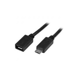 Startech Cable 50Cm Micro Usb Extension Macho-Hembra Usbubext50Cm
