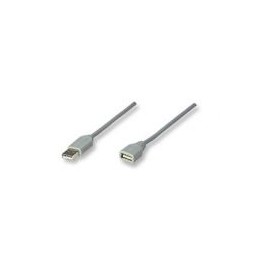 Cable Manhattan Usb Extension 4.5M Gris 340960