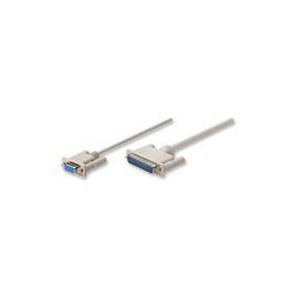 Cable  Modem Manhattan Db9 H - Db25 M 1.8M 314770