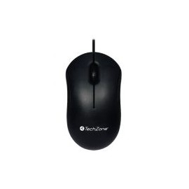 Mouse Techzone Tzmou01 Negro Optico 800 Dpi
