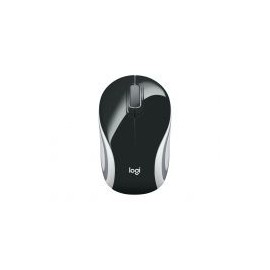 Mouse Logitech M187 Mini Inalambrico Negro & Bco (910-005459)