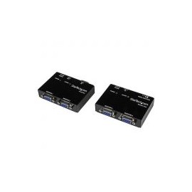 Kit Juego Video Vga 2 Ptos Locales 2X Remotos Cat5  Startech St121Utp