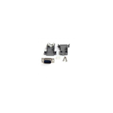 Conector Db9 Serial Macho  Ensamblado C/Carcasa Plast Startech C9Psm