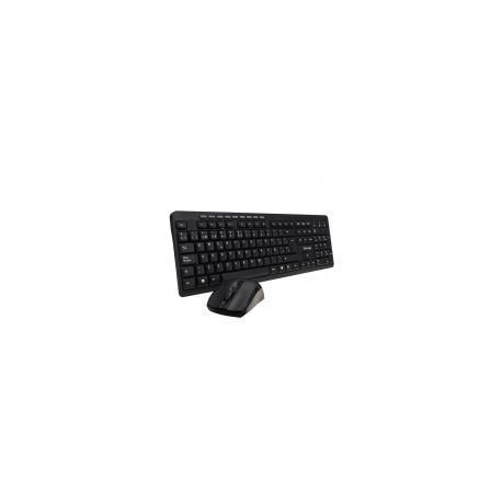 Kit Teclado Y Mouse Vorago Km-304 Inalambrico Multimedia Negro