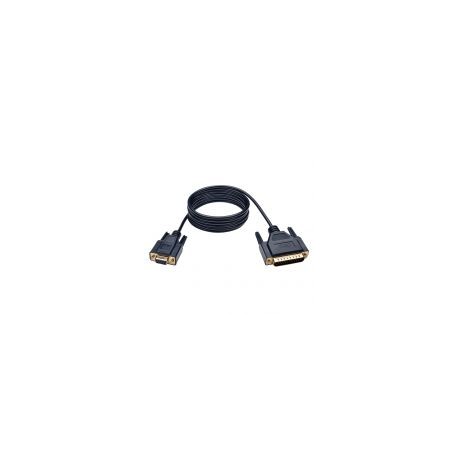Cable Tripp Lite Serial Db9 Hembra A Db25 Macho 1.83M Negro P456-006