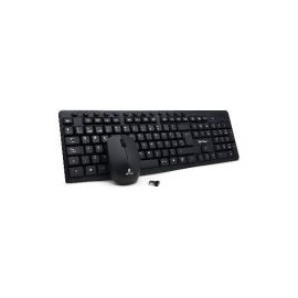 Kit De Teclado Y Mouse Brobotix Inalambrico Usb 1600Dpi Negro 963111