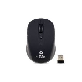 Mouse Brobotix Optico Inalambrico Usb 1600Dpi Negro 963128
