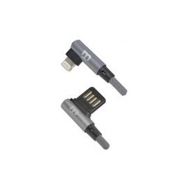 Cable Lightning Blackpcs Gris 1M Lateral Cagylpl-2