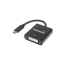Cable Adaptador Manhattan Usb-C A Dvi-I 4K 152051