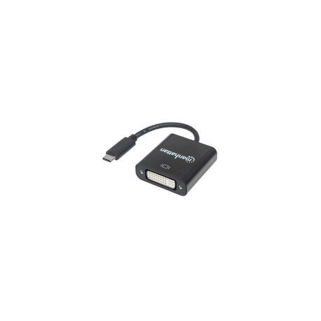 Cable Adaptador Manhattan Usb-C A Dvi-I 4K 152051