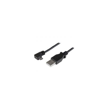 Cable Startech Micro Usb Con Angulo Derecho 1M Negro Usbaub1Mra
