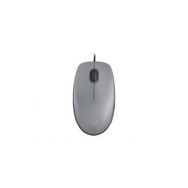 Mouse Logitech M110 Silent Gris Alambrico 1000Dpi Usb 910-005494