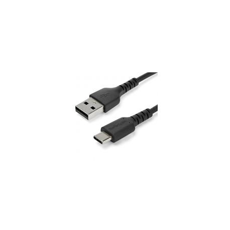 Cable Usb Tipo C Startech 1M Negro Con Fibra Aramida Rusb2Ac1Mb
