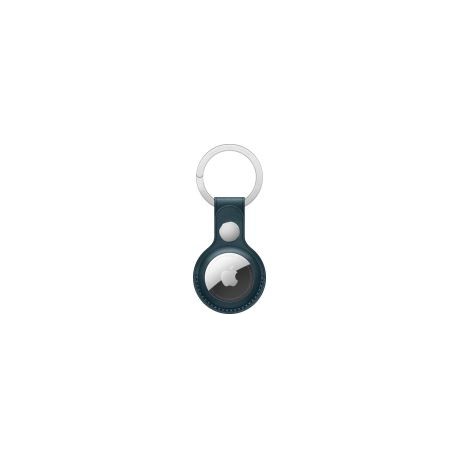 Accesorio Apple Para Airtag De Cuero Azul Mhj23Zm/A