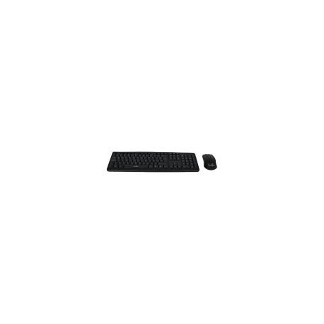 Kit Teclado Y Mouse Usb Pc-201076 Estandar Negro 1000 Dpi