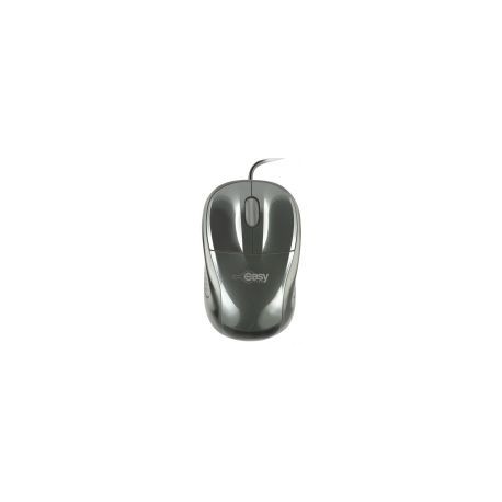 Mouse Easy Line El-993339 Optico Negro/Gris Alambrico